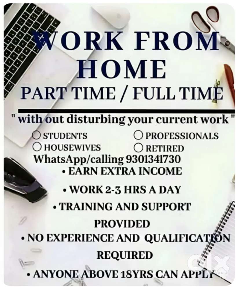 Work from home students, job person, Housewife s  anything else