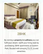 Eastern park 14 th floor ready to move flat loan of 20 lakhs