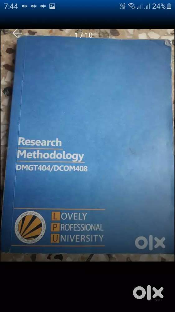 Lovely university MBA books