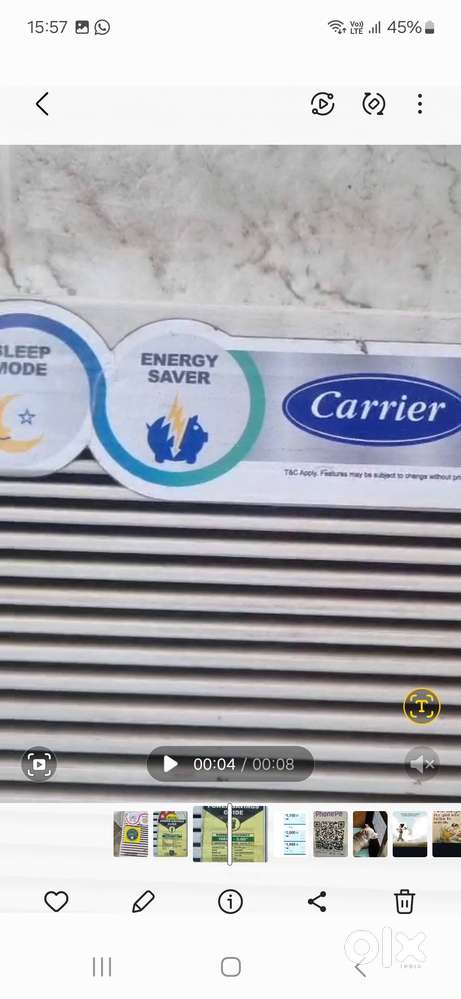Carrier 1.5 ton Window AC ,Energy Saver