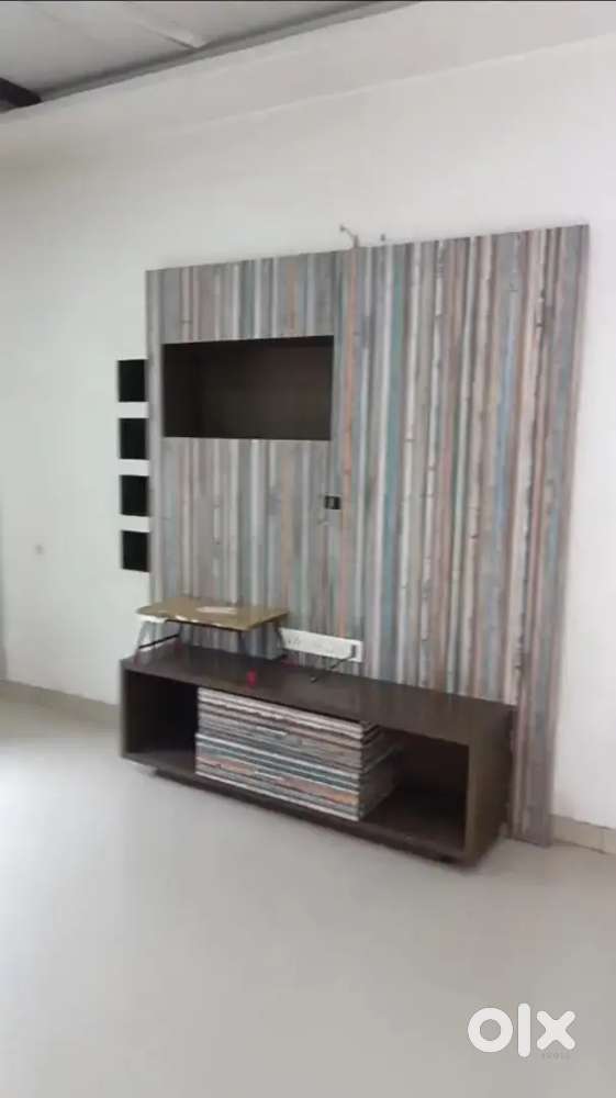 1BHK @Akashwani  Kitchen Trolley,AC, Wardrobe-15K