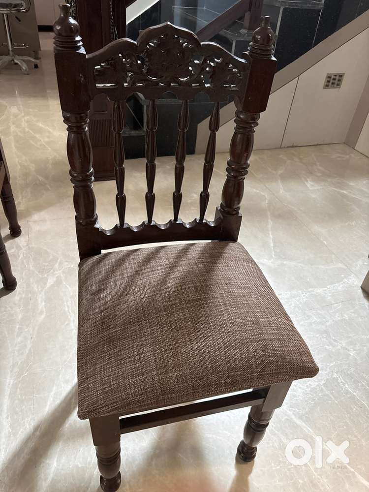 Sheesham Wood Dining Table Six Seater