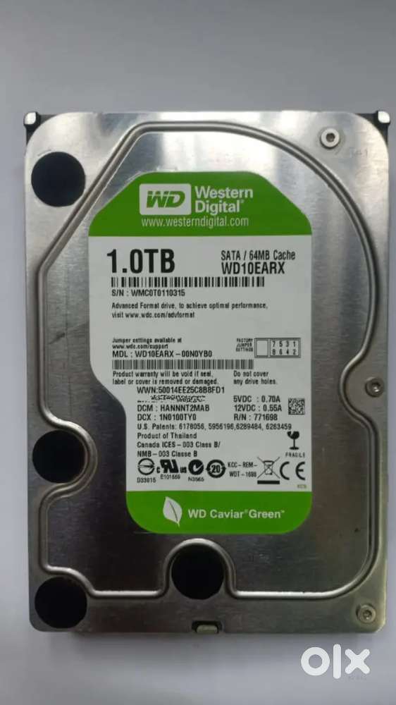 1tb wd Internal Hard disk