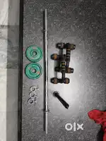 Barbell rod with 2*2kg plates