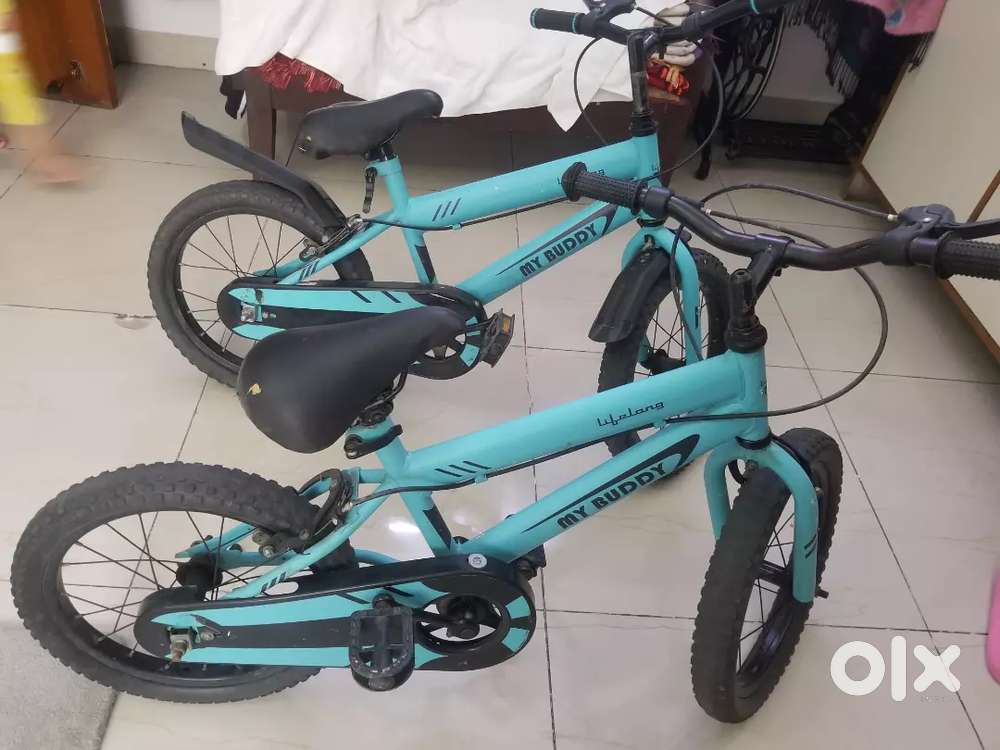 3 cycle twins lifelong brand for kid and one for adult decathlon bran