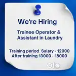 Washing machine Operator and helper