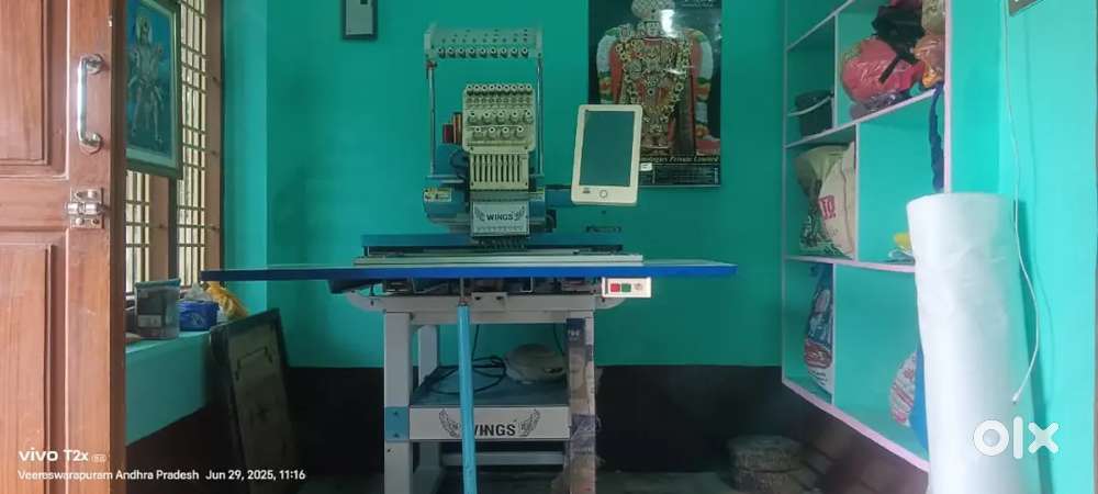 Embroidery machine for business and tailoring use