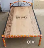 Brand new single Bed with Commercial plywood.. 100% Powder Coated