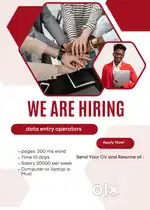 Computer Operator, Data entry Operator, and Work From Home
