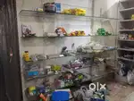 Commercial Glass racks and counter tables .