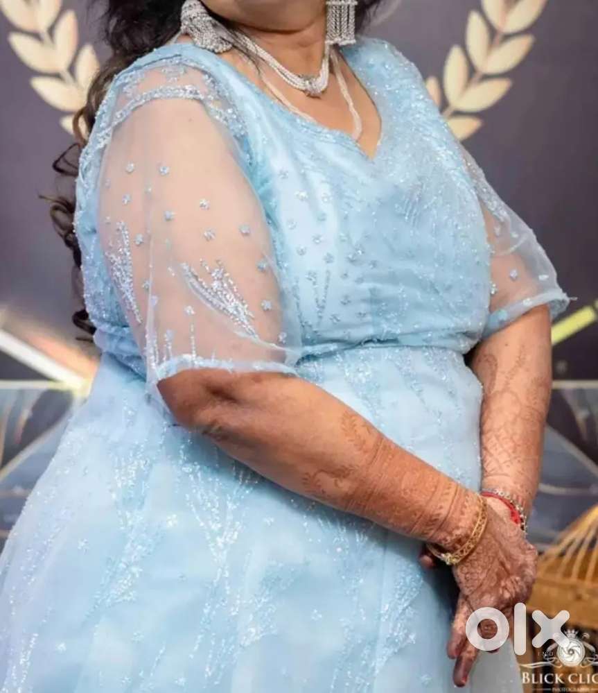 Sangeet or Reception gown glitter