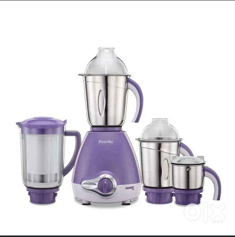 Used Preethi Mixer Grinder Lavender (600 Watt)
