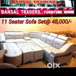 11 Seater Sofa set with cup holder