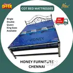 Mattresses, Steel Cot Bed, King Sizes, Queen size, Double bed availabl