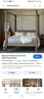 Saygun wood king size bed
