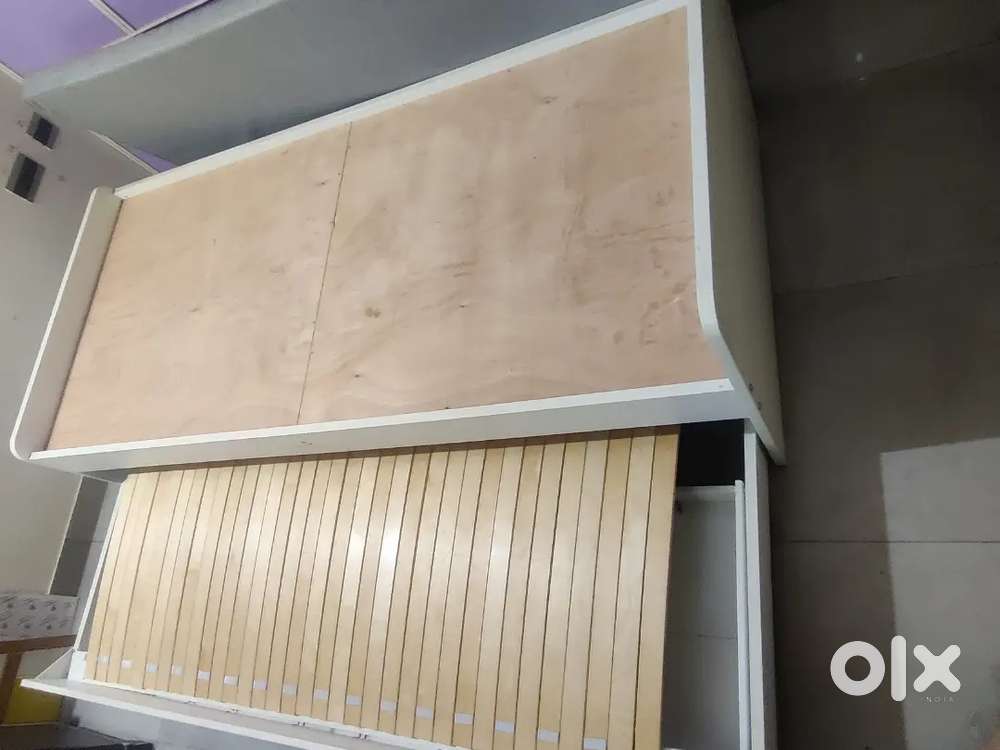 IKEA Bed with Extra Bed + Mattresses  Excellent Condition