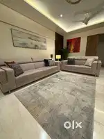 3 + 2 seater suede luxury sofa