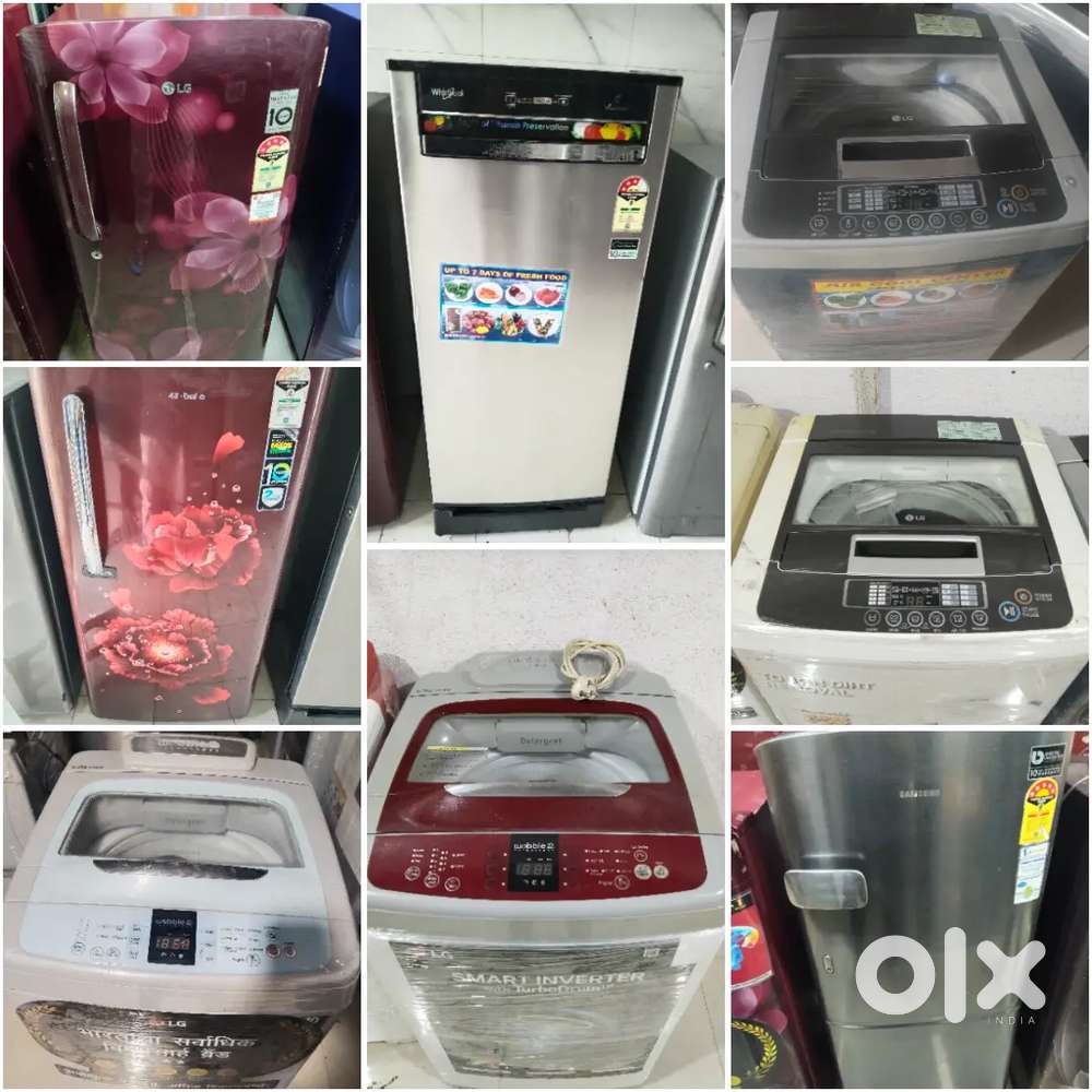 5 YEAR WARRANTY= REFRIGERATOR WASHING MACHINE [ DELIVERY FREE