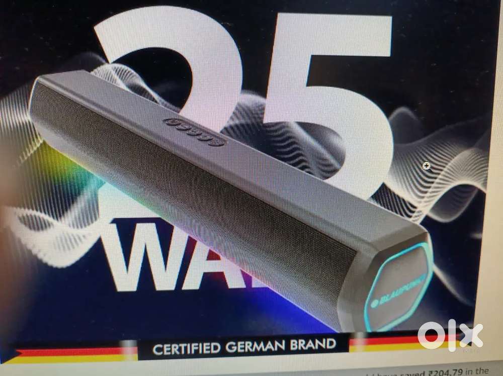 Blaupunkt 25w Bluetooth soundbar