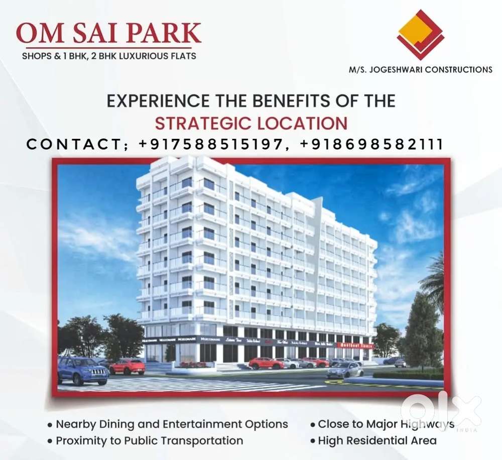 OM SAI PARK 2BHK LUXURIOUS FLAT