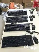 Branded keyboard and mouse Hp,dell,lenovo in 250/-only(Min.5pcs price)