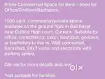 2bhk space in ground floor for office, godown, consultancy, parlour