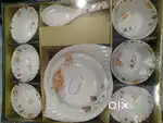 Plastic and crockery items
