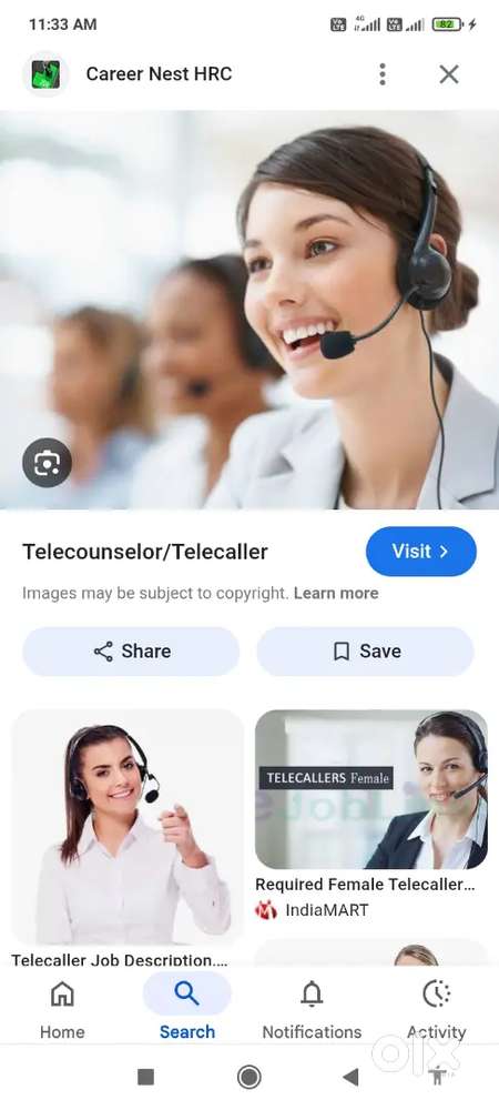 Need experience  female telecller