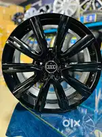 18”inch 5*112pcd Audi Glossy Metallic Black oem Alloy wheels set of 4