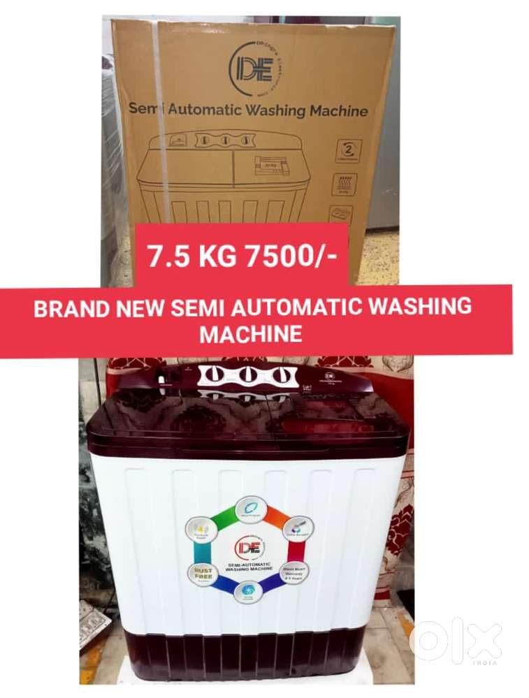 Brand New Box Pack washing machine with 1 year warranty+free delivery