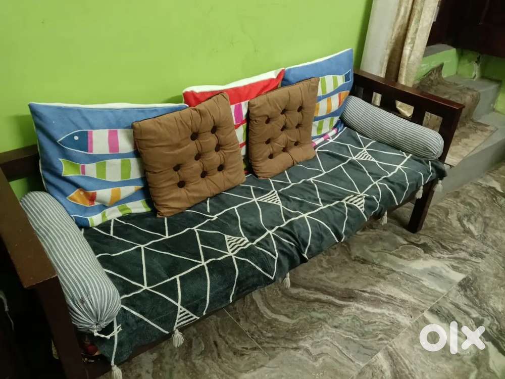 Sofa set 3+1+1 wooden