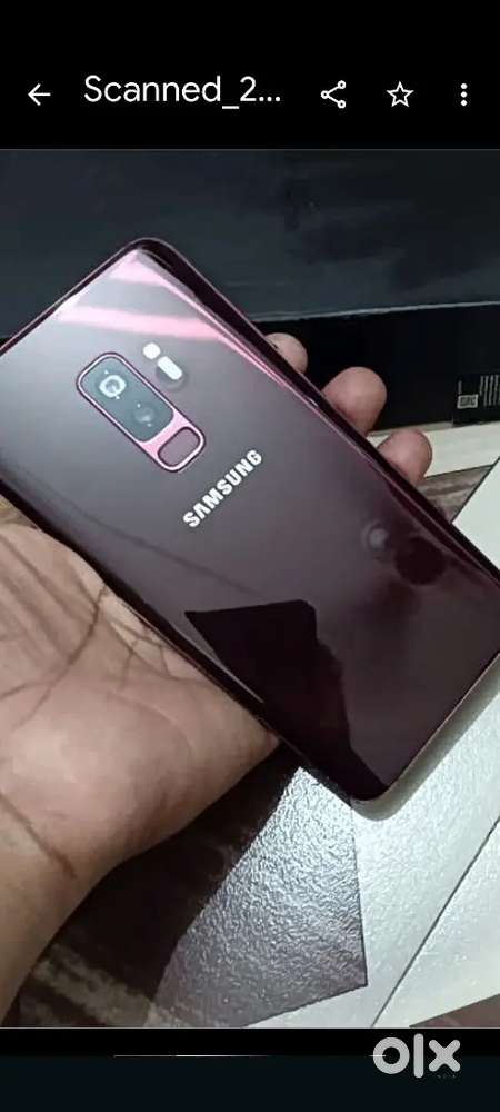 Samsung s9 plus 6/128 4g folder kharab hai
