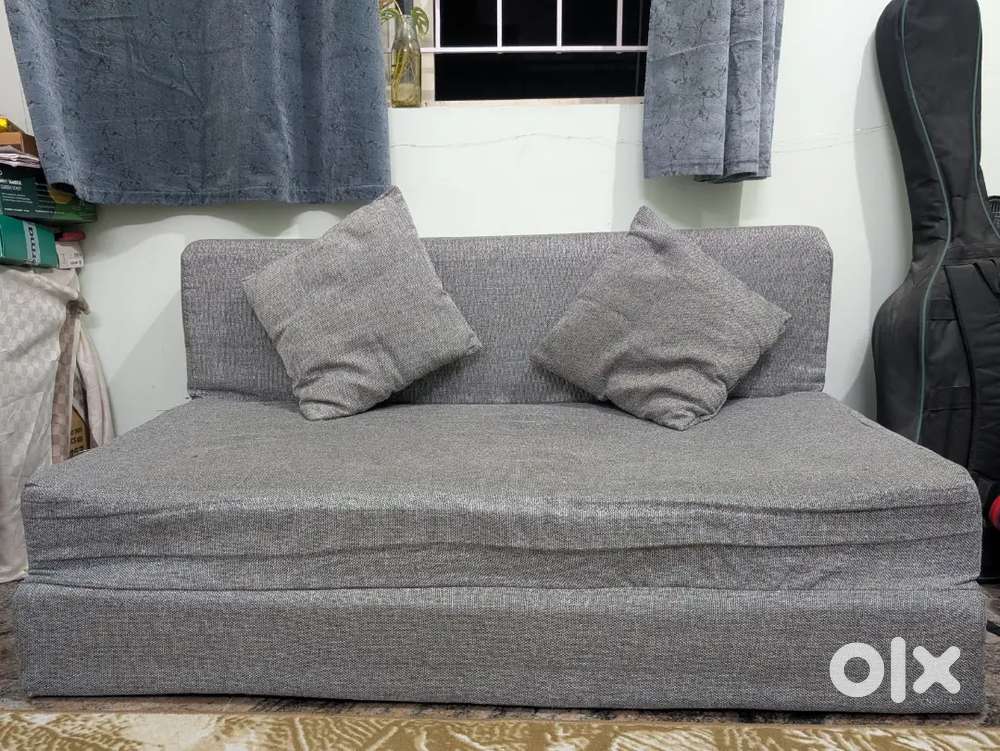 Dr Smith 2 seater single foam fold out 4*6 ft Sofa sectional bed