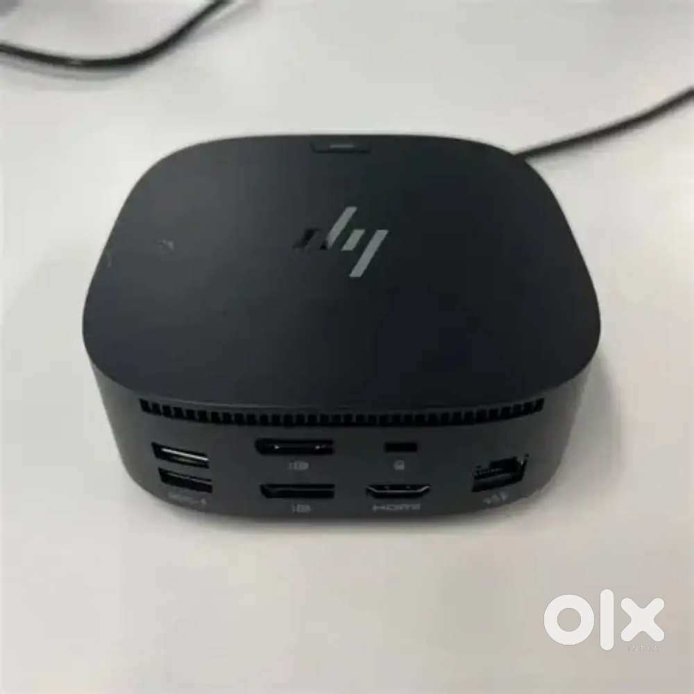 HP USB-C Dock G5,1 HDMI,2 DP,USB C,LAN ports.