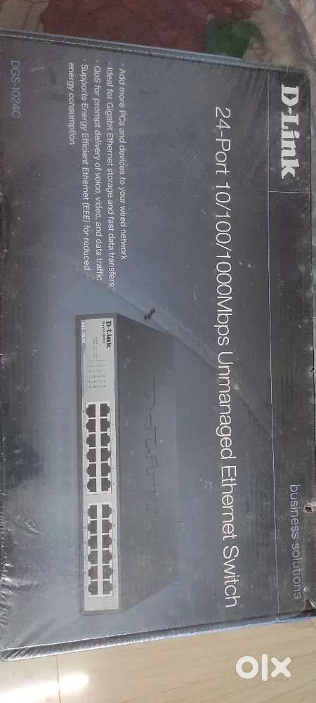 D link 24 ports 1000 mbps network switch