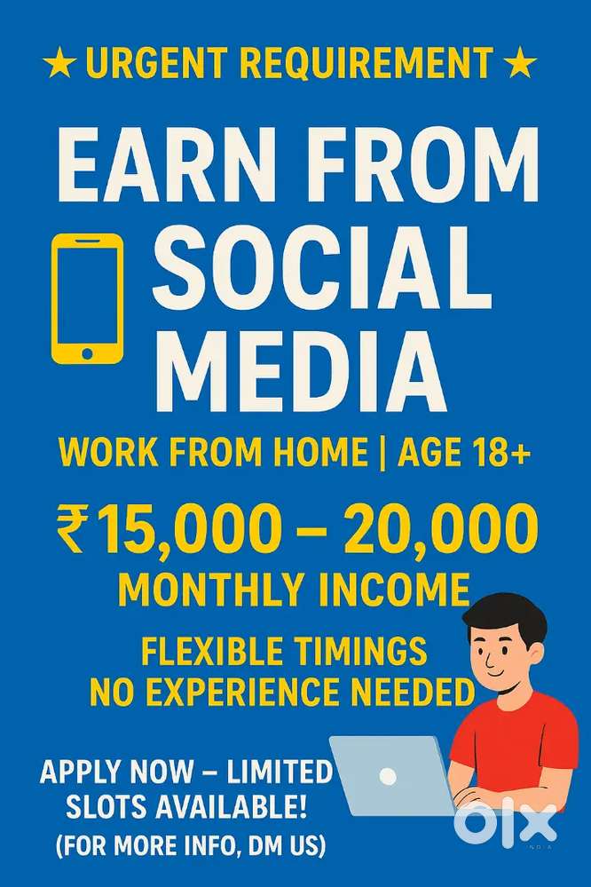 Part time job - Work from home - 10 pass apply