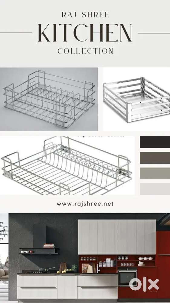 Stock Clearance Sale Modular kitchen baskets and accessories for home
