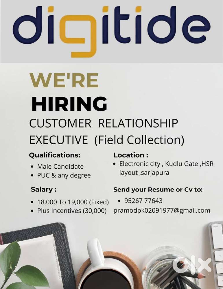 Urgently required Field collection executives