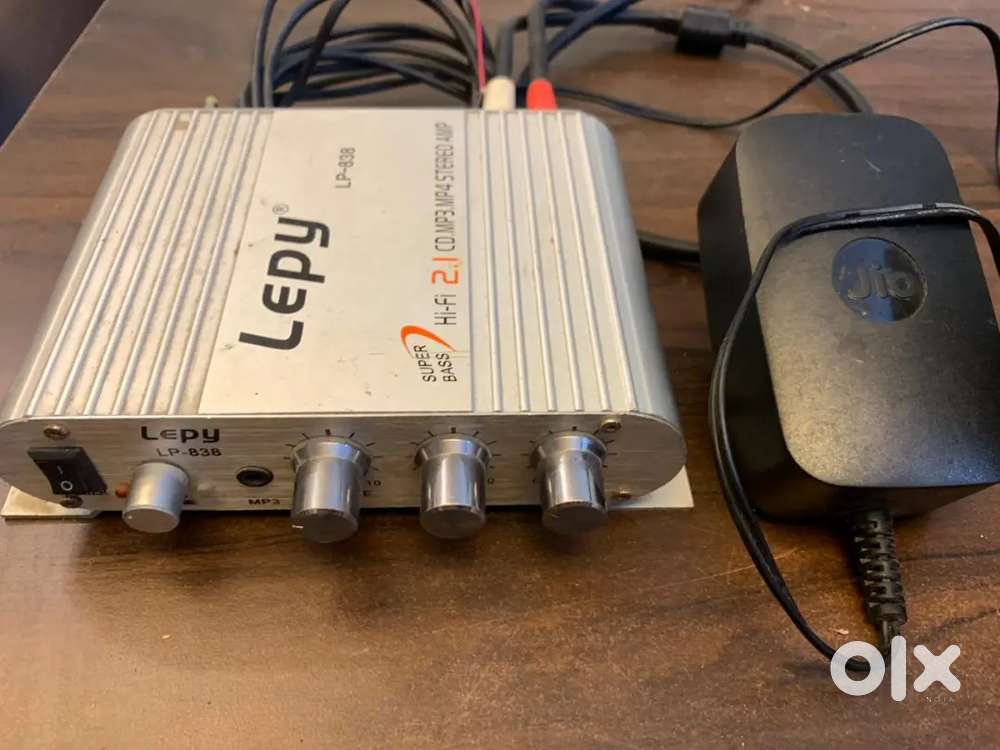 2.1 lepy amplifier with adaptor