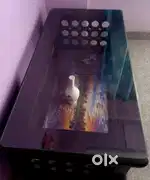 Center table with glass