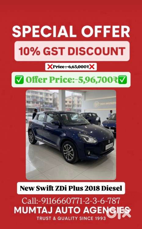 Maruti Suzuki Swift DDiS ZDI Plus, 2018, Diesel