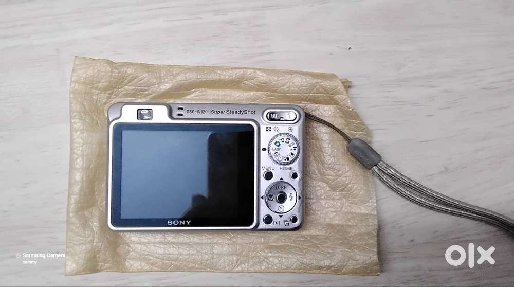 Dsc-w120 camera super steady shot sony