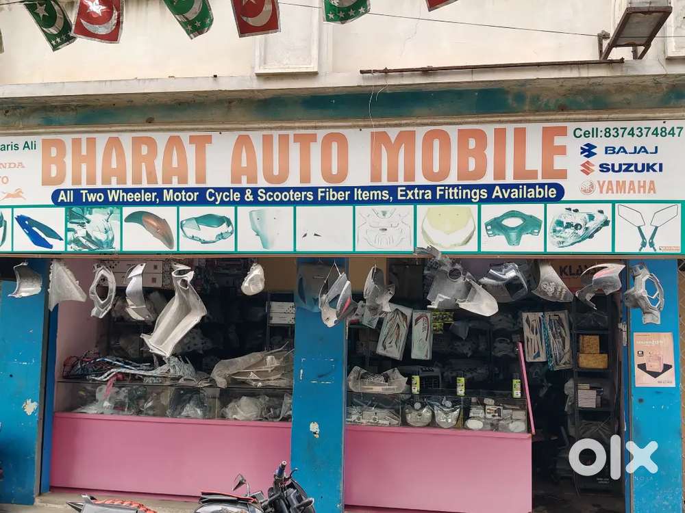 Urgent two wheeler spare parts shop for sale
