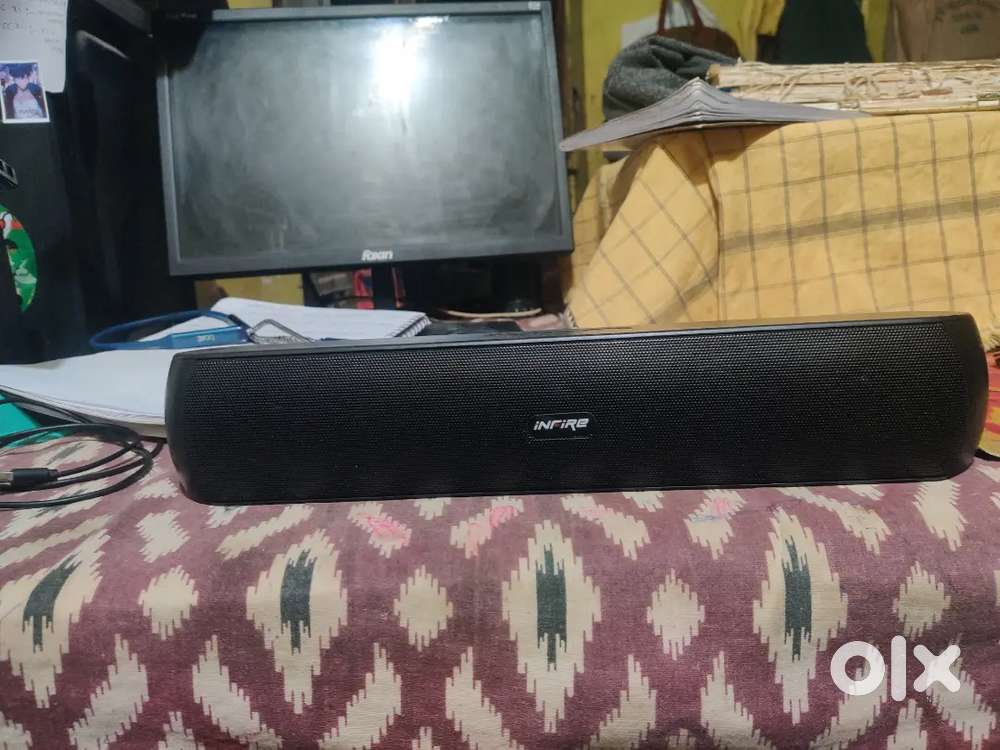 In fire bar speaker with box