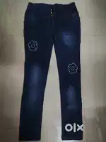 Women stylish jeans in blue colour