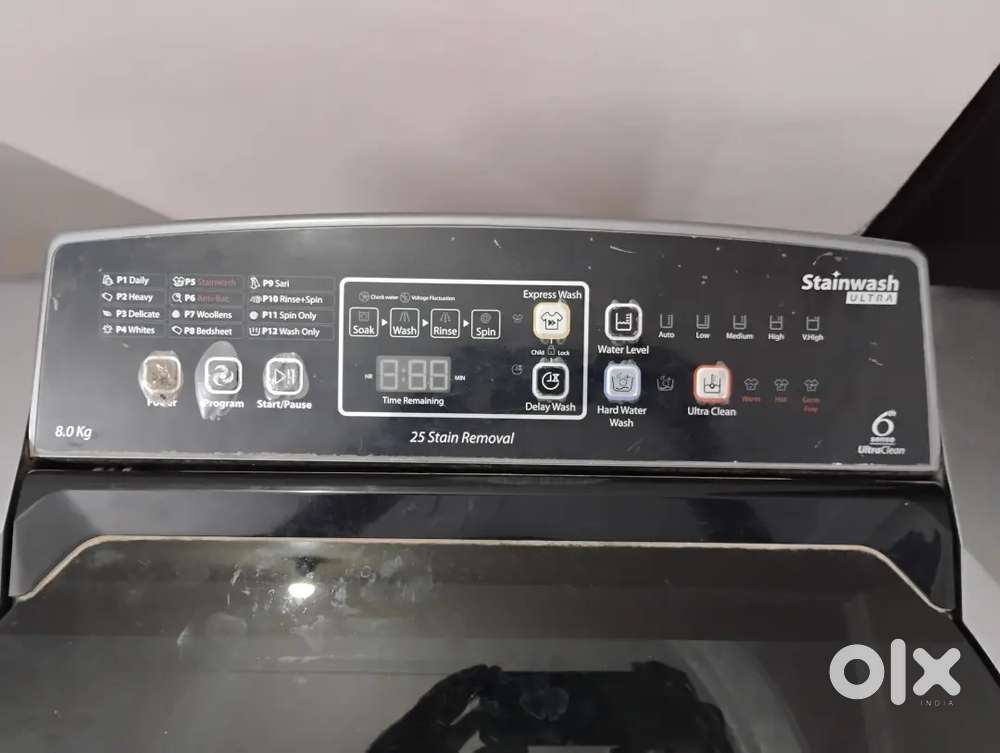 Whirlpool top load automatic 8 kg washing machine with inbuilt heater
