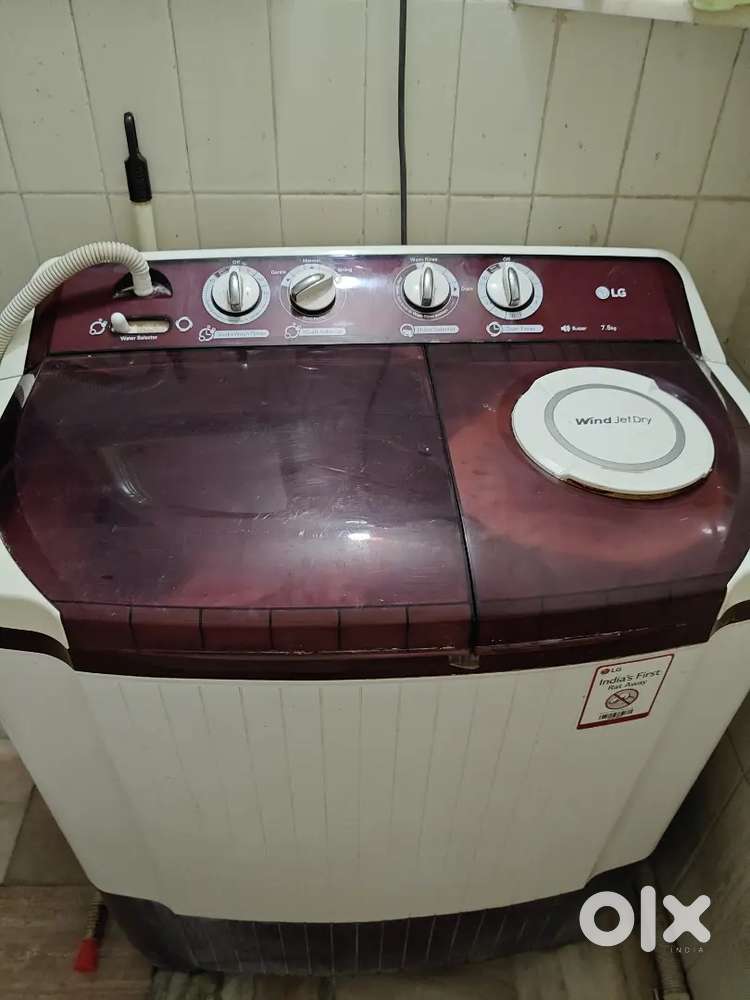 LG semi automatic washing Machine 7.5 kg