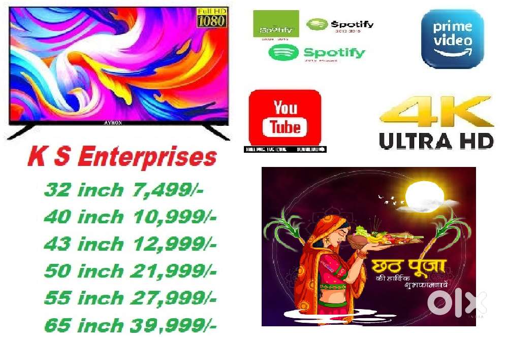 CHHATH PUJA SALE 50 INCH GOOGLE TV,4K UHD,VOICE COMMAND @21,999/- ONLY