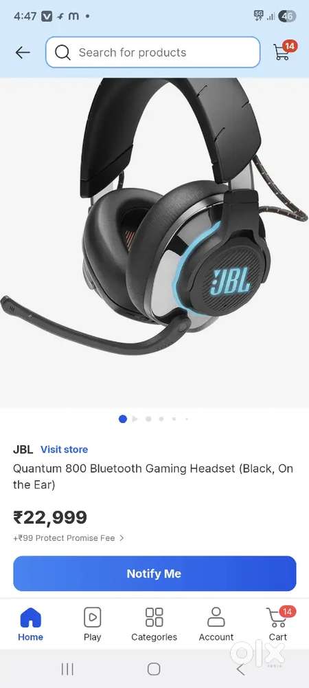 Jbl. Hendsset  800  new un usej