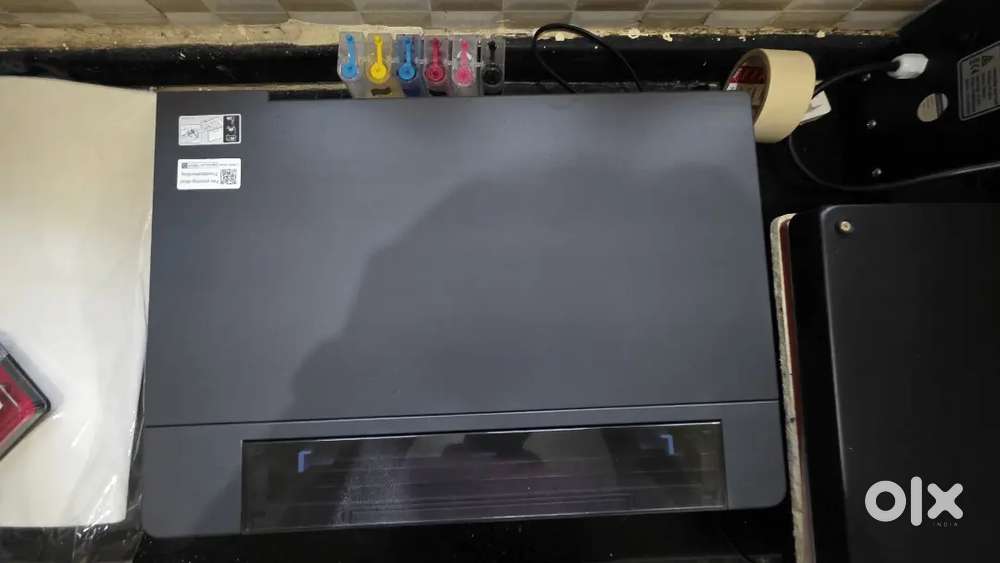 DTF printer and heat press machine